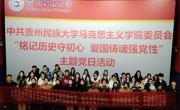 马克思主义学院党委组织开展“铭记历史守初心 爱国铸魂强党性”主题党日活动